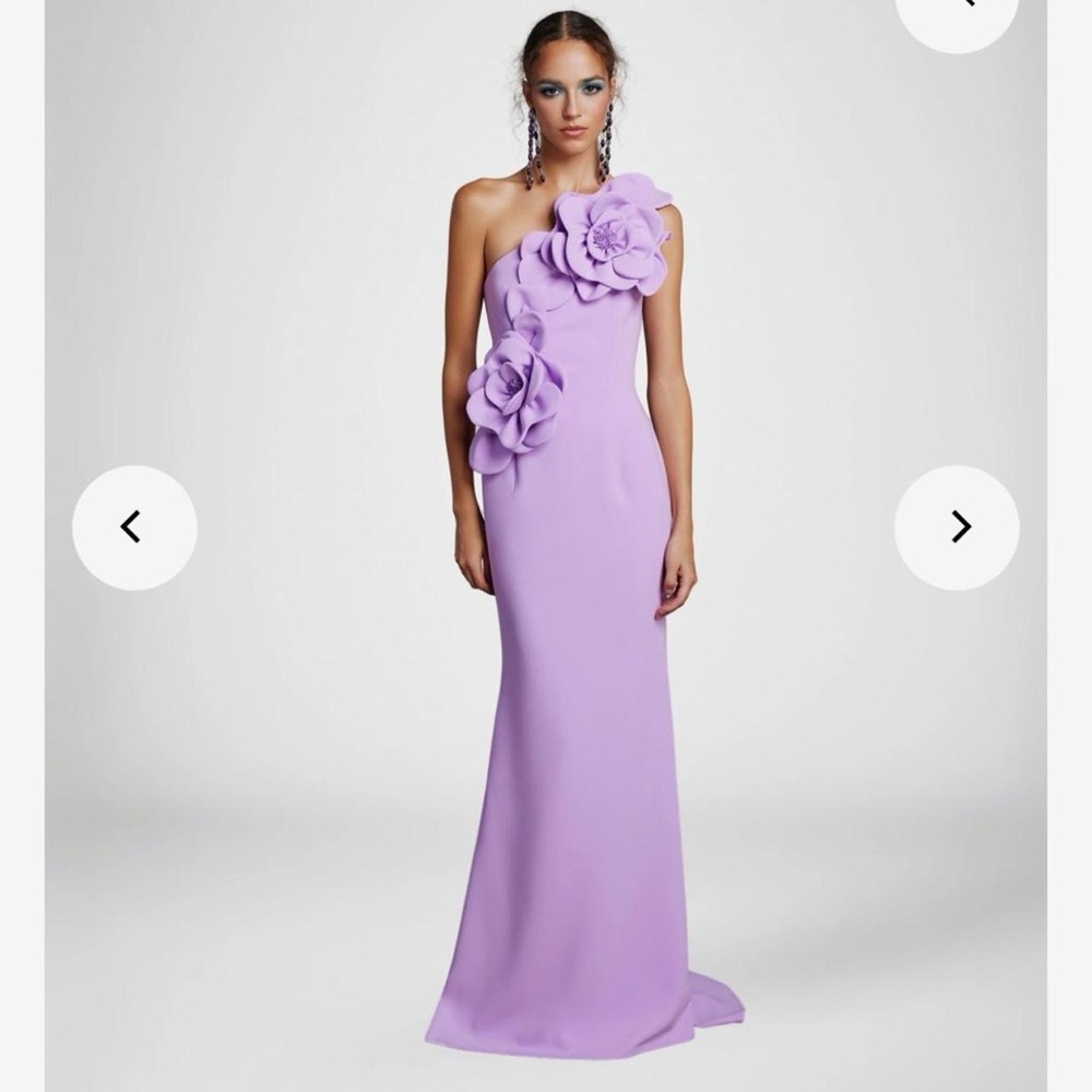 Elegant Lavender One-Shoulder Dress